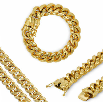 18k Gold Miami Cuban Bracelet