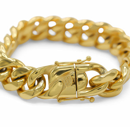 18k Gold Miami Cuban Bracelet
