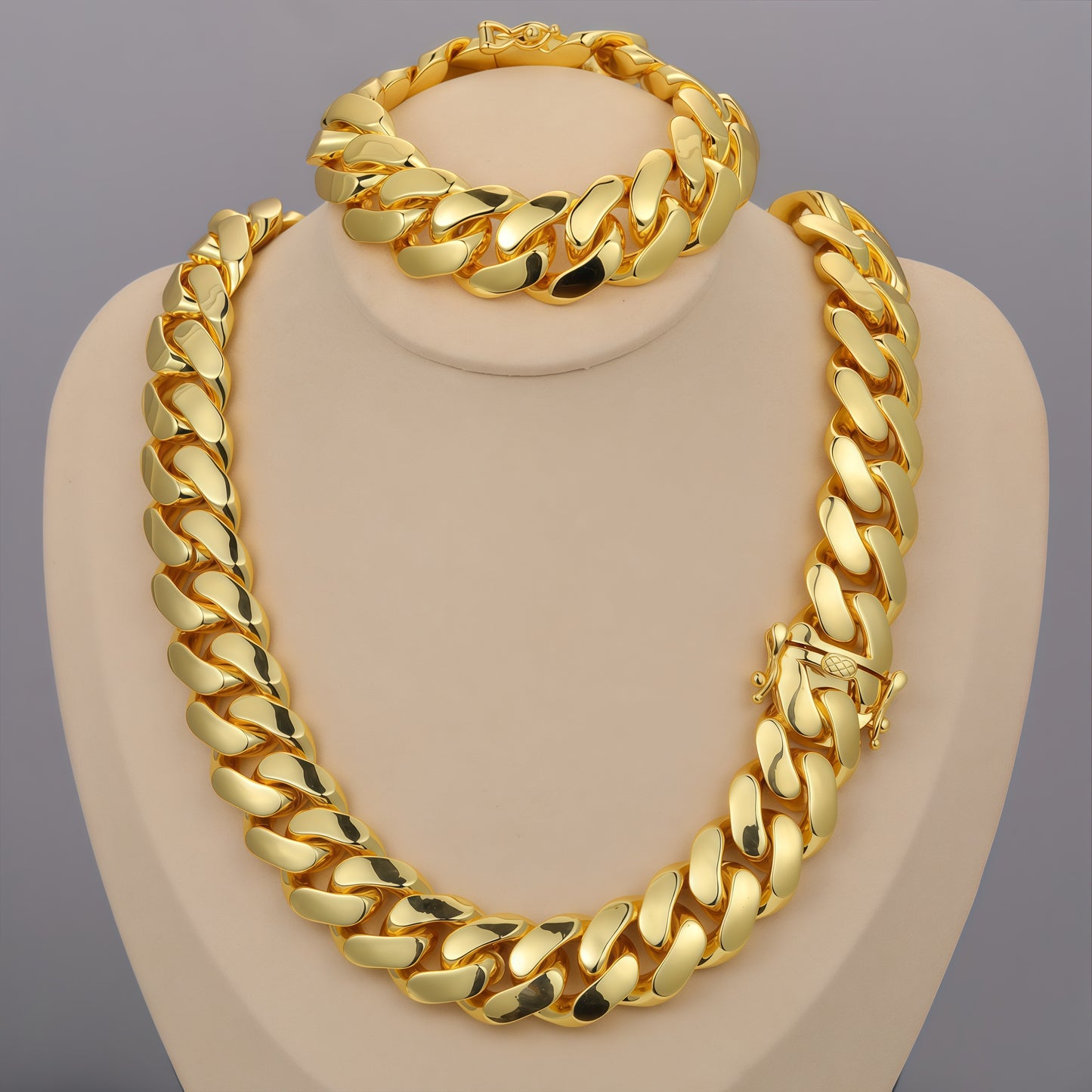 18k Gold Miami Cuban Bundle